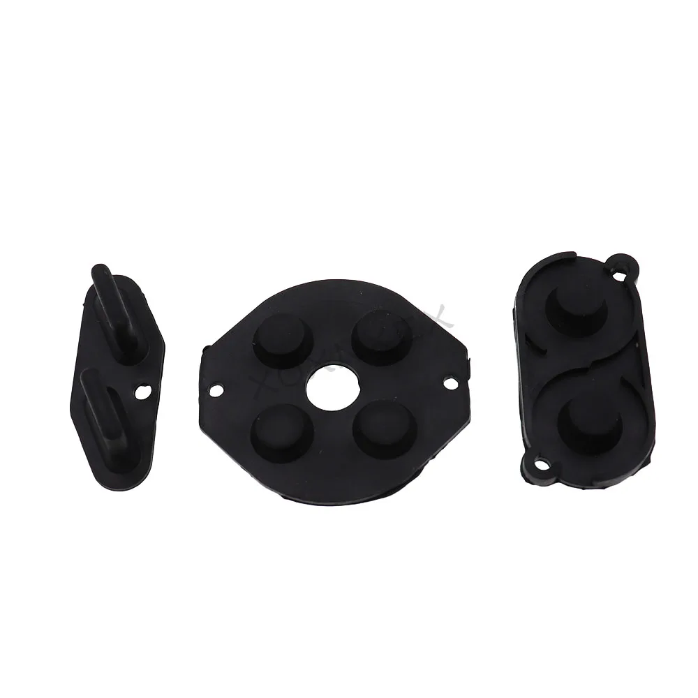 مجموعة واحدة من أفضل الأسعار لـ 7 ألوان لـ GameBoy Classic GB أزرار وسادات سيليكون مطاطية موصلة لوحدة التحكم الكلاسيكية Game Boy D-pad