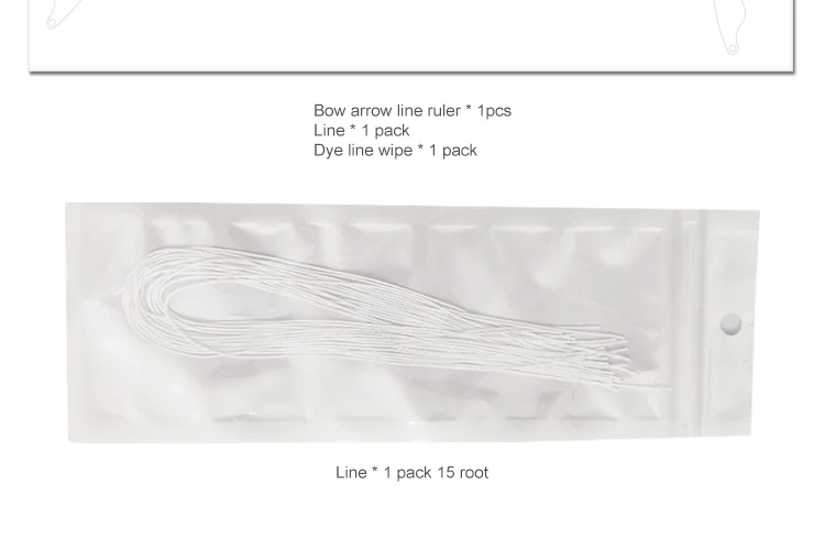 1 stücke Brauen Position ierung Lineal Bogen Augenbrauen Tattoo Mapping Messwerk zeug Faden Färben Liner Permanent Make-up Werkzeuge – Detail 13