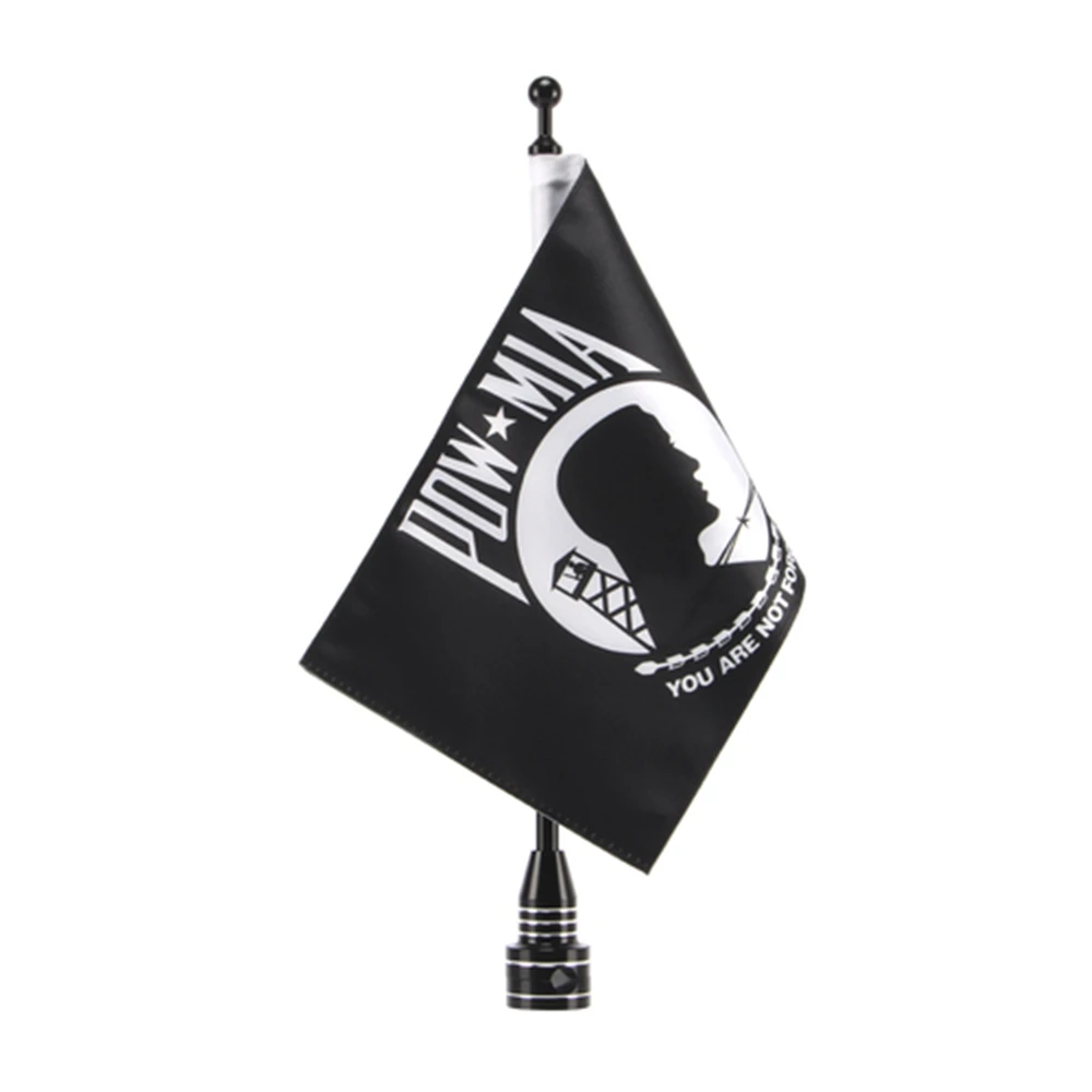 العالمي للدراجات النارية 6x9 "البوليستر الأمتعة الرف القطب جبل POWMIA العلم ل هارلي ياماها هوندا سوزوكي كاواساكي نماذج