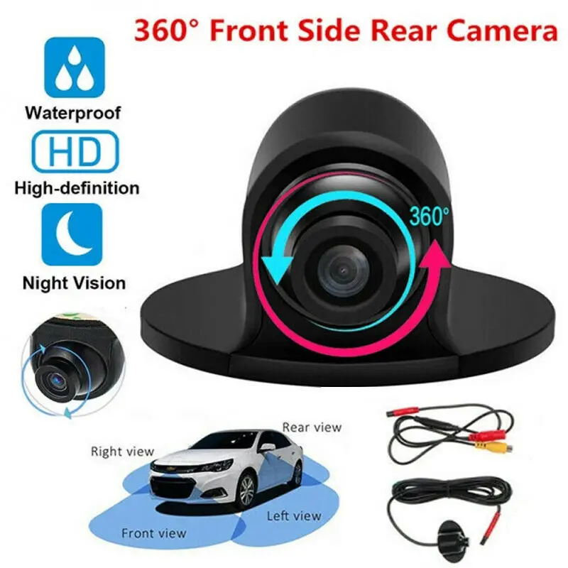 Car Camera for Vehicle Front/Side/Rear View Night Vision Auto Camera 170 Degree Wide Angle Automotive Reversing Backup Cameras