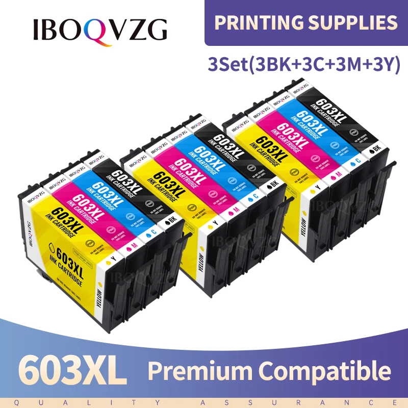 

IBOQVZG для Epson 603XL совместимые картриджи для Expression Home XP-3100 XP-4100 XP-2100 XP-2105 XP-3105 XP-4105 принтер