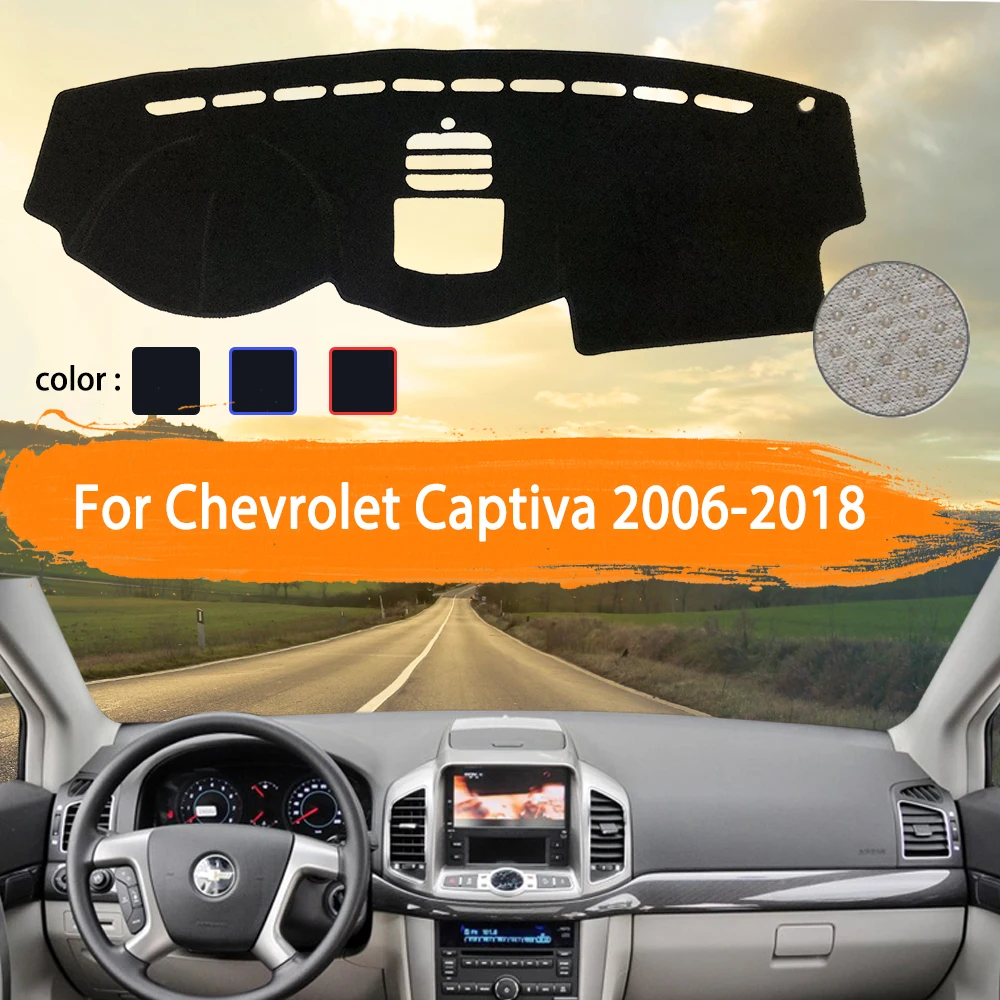 

Чехол на приборную панель автомобиля, коврик для Chevrolet Captiva 2006 ~ 2018 Holden, козырек от солнца для автомобиля, коврик для приборной панели, автомобильные аксессуары 2007 2008