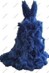 Robe maxi en tulle plissé à volants pour femmes, ALTERPhotographie Boudoir Show, Formel Down, 2021