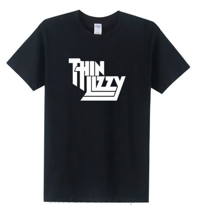 

Heavy Metal Rock Band Thin Lizzy T Shirt Men Tops Music Singer T-shirt Short Sleeve Cotton O-neck Tee Top Clothes