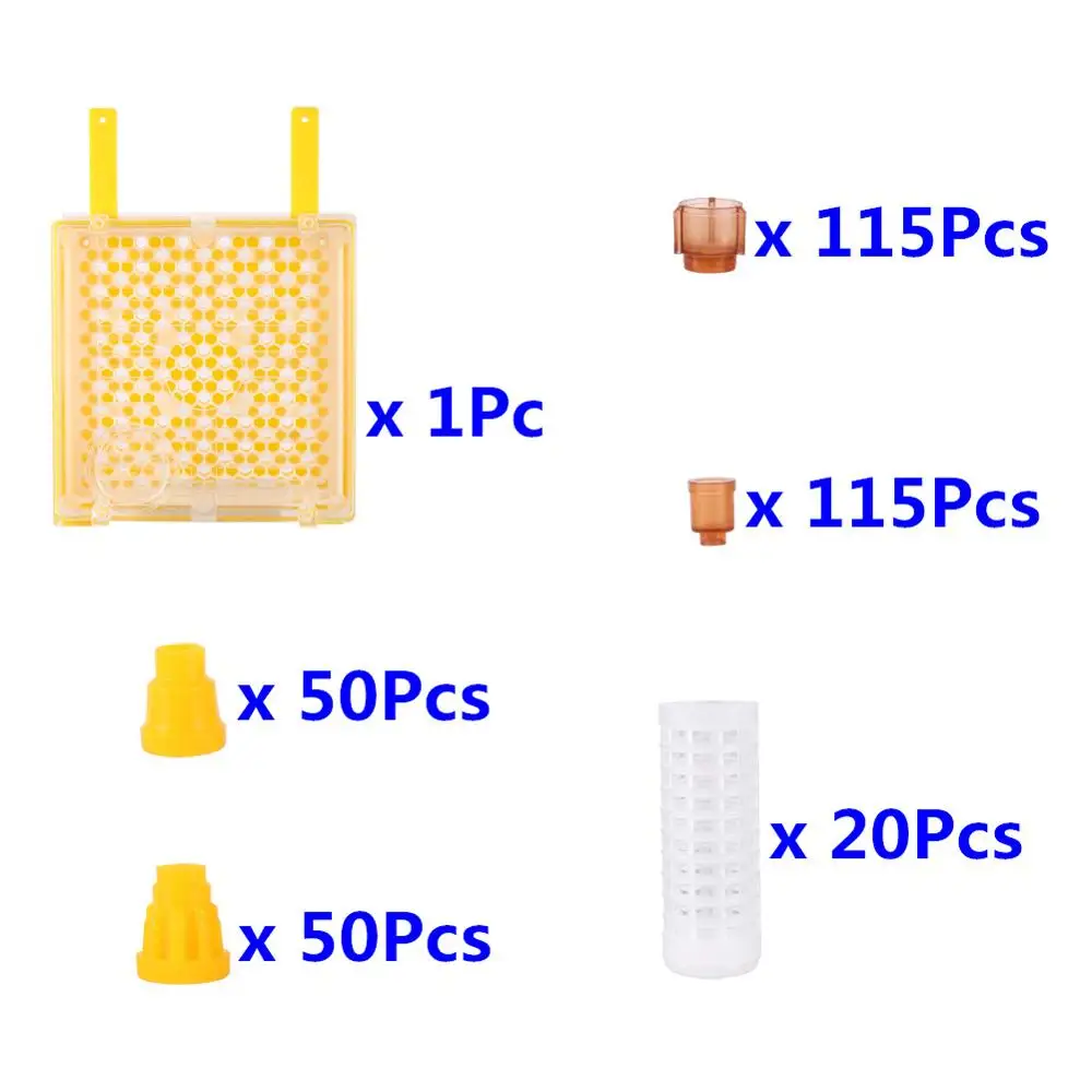 Queen Rearing Box Bee Breeding Kit Beekeeping Tool Kit Queen Cell Complete Queen Rearing Kit Beekeeping Rearing System 1 Set