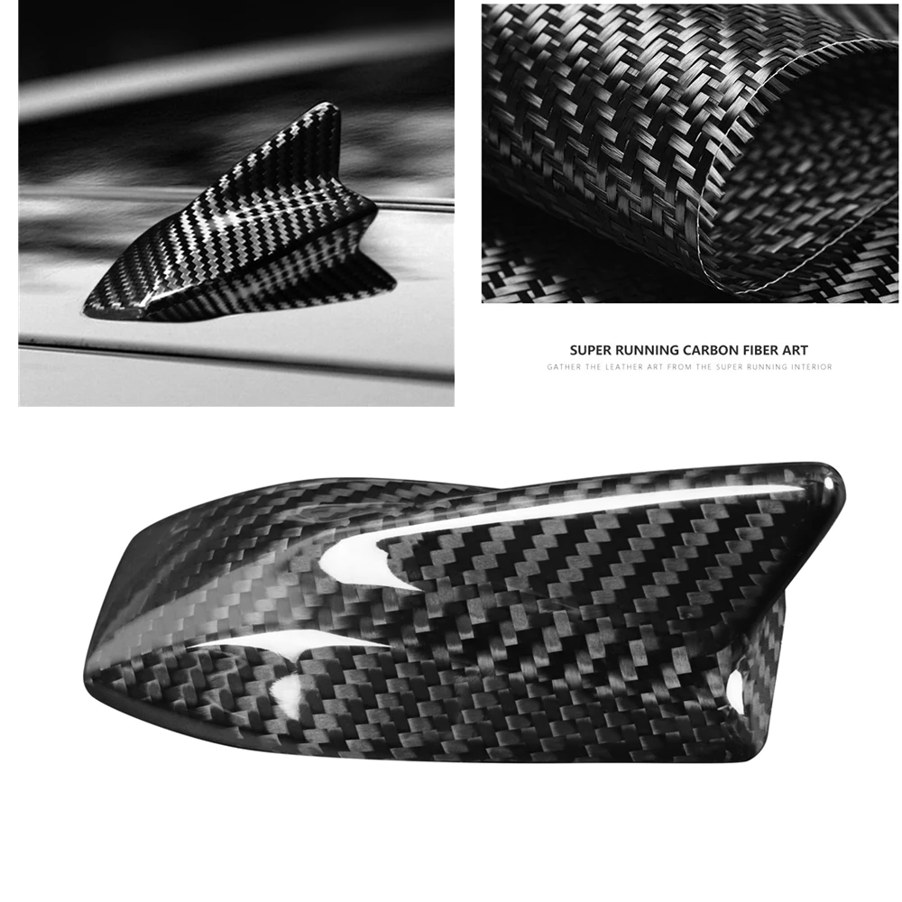 

For Lexus IS300C 2009-2011 Real Carbon Fiber Shark Fin Antenna Aerial Cover Exterior Dome Car Roof Mast Case Trim Cap Shell