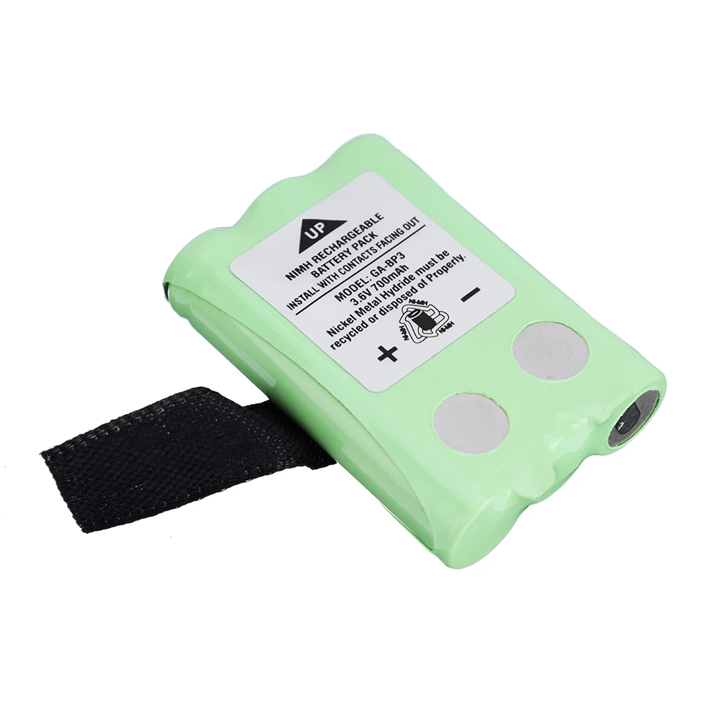 3.6V 700MAh GA-BP3แบตเตอรี่ Pack สำหรับ Cobra PR145/PR150/PR155 Walkie-Talkie 2-Way วิทยุแบตเตอรี่