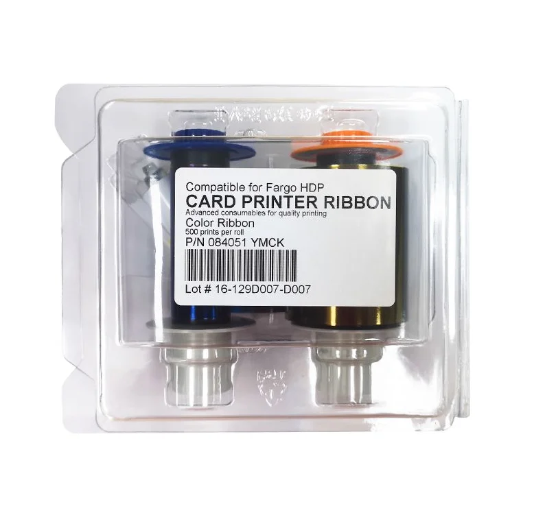 

compatible 84051 YMCK Full Color Ribbon with Resin 084051 for Fargo HDP5000 card printer