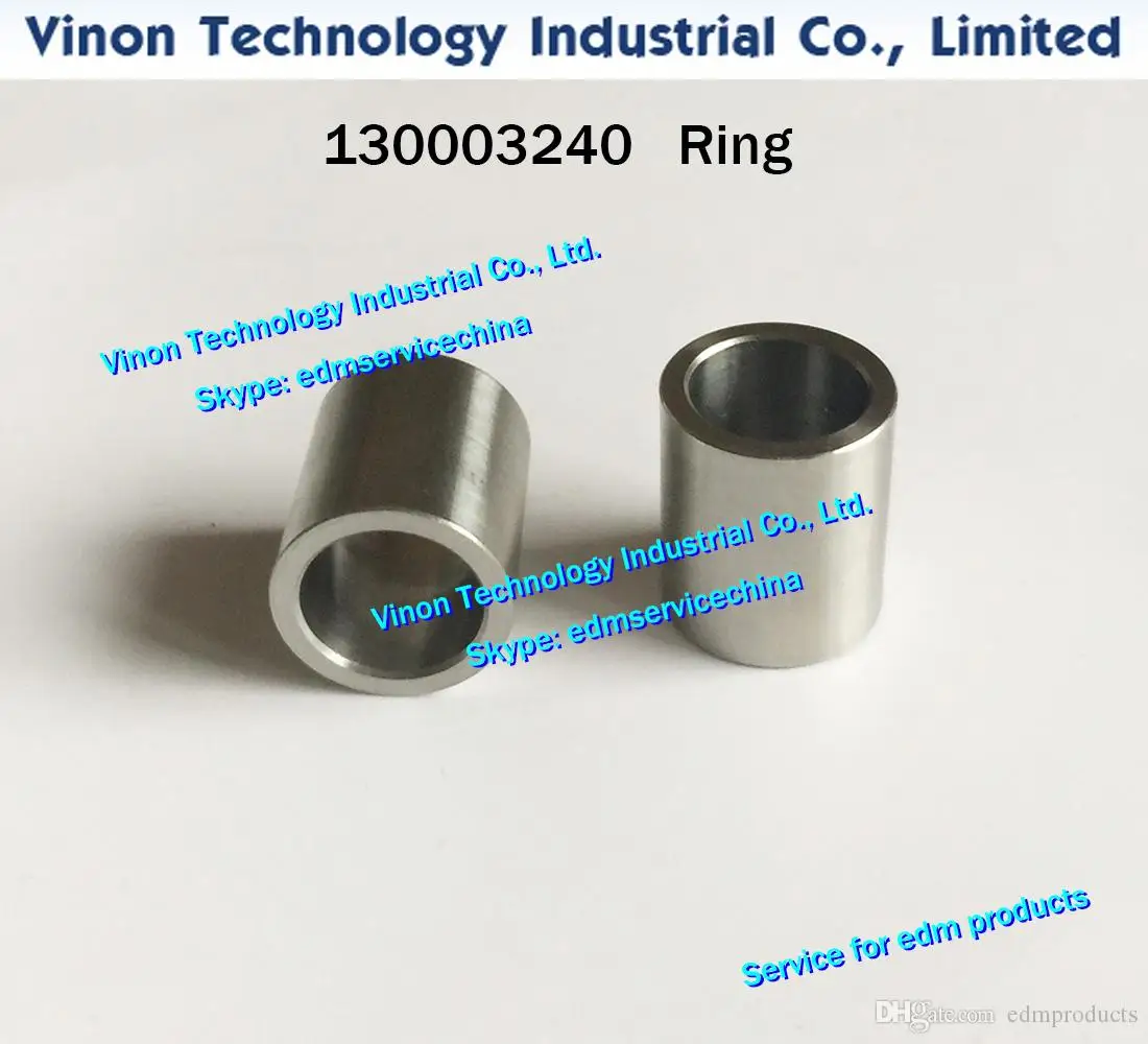 (2pcs/lot) 130003243 edm Ring (Stainles steel) for Robofil 190,290,300,310,390,500 Charmille edm parts 130.003.243 for Lower