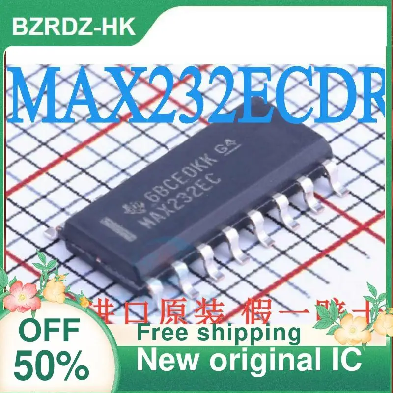 10PCS MAX232ECDR SOP-16  New original IC