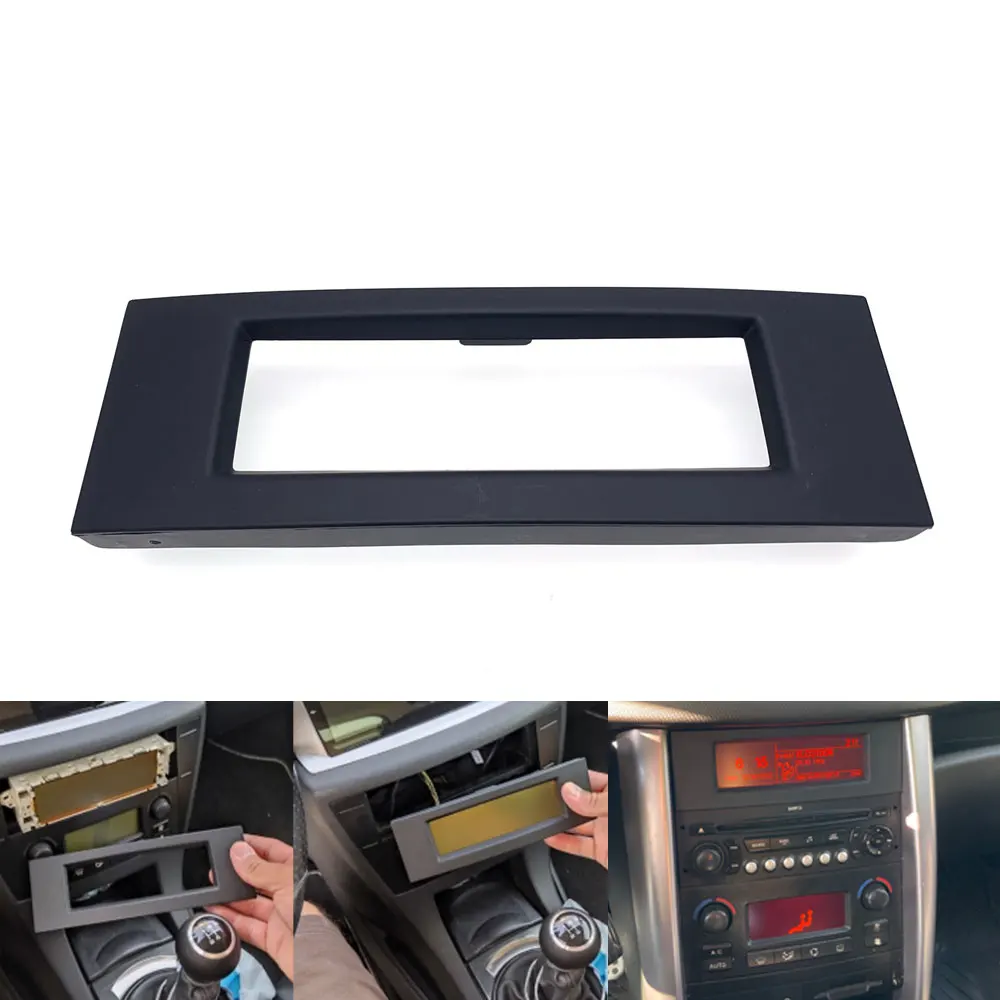 For Peugeot Citroen C4 C5 RD3 Multi-function C-screen Shell CD Player Position Screen Replacement Housing Fixed Panel Frame