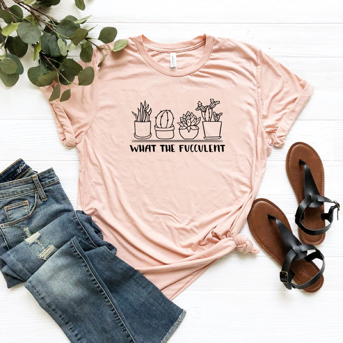 What The Fucculent Shirt The Fucculent T-shirt Gardening T Shirt Succulent Tshirt Plants Gardening Gift Cactus Tee Woman Tshirts