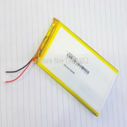 Liter energy battery 6560110 3.7V 5000 mAh Polymer rechargeable Lithium Li Battery For GPS Tablet PC Mobiles Backup Power