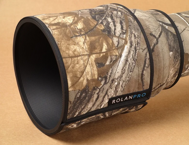 ROLANPRO Waterproof Lens Coat for Canon EF 400mm F4 DO IS II USM Camouflage Lens Cover Lens Protictive Sleeve Guns Case