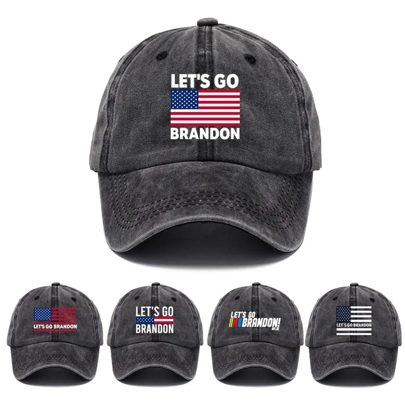 Outdoor Multi Color Baseball Cap Summer Autumn Sport Hat Lets Go Brandon Printed Trucker Hat for Cycling Hunting Climbing