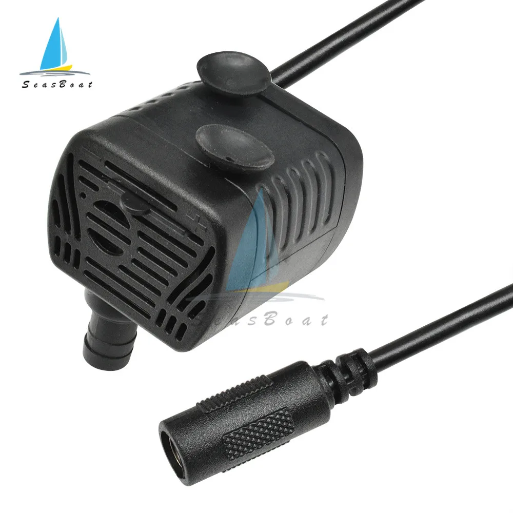 DC 5V 12V 3W 200L/H Ultra-quiet Mini Brushless Submersible Water Pump for Aquarium Fountain Air Fish Pond Tank