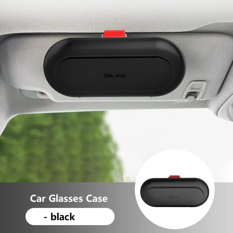 

Multifunctional Car Interior Glasses Storage Box Car Sun Visor Glasses Case Car Interior Decoration Storage Box