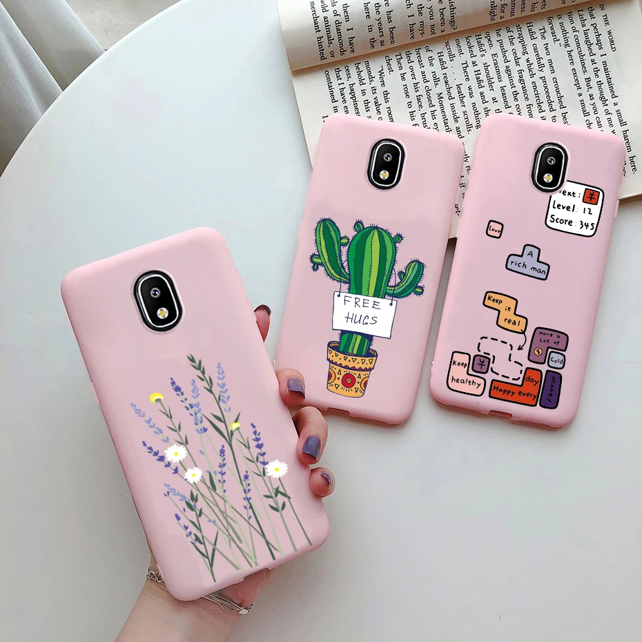 soft cover candy silicone phone case on for samsung galaxy j7 j5 j3 j 7 5 3 pro 2017 j330f j530f j730f case tpu back cover coque view 6