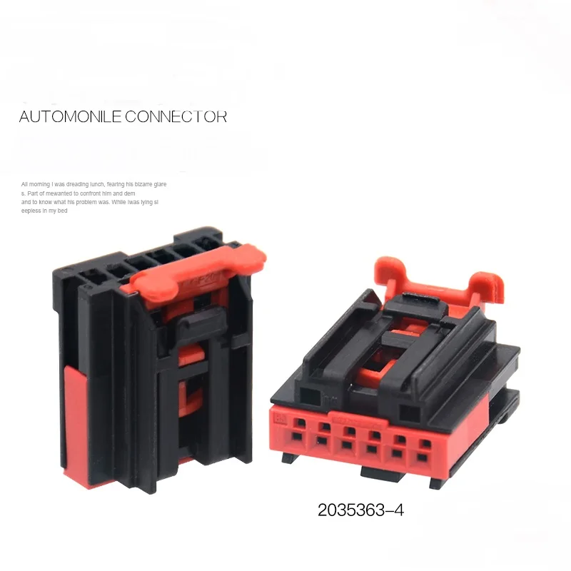 

6-hole amp automobile connector 2035363-4 molded case with ferrule connector plug Volkswagen connector