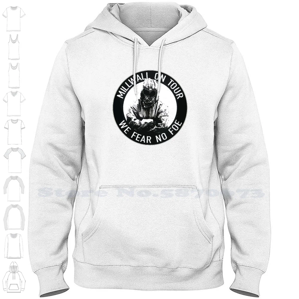 Millwall On Tour 100% Cotton Hoodie T-Shirt Millwall Fc Millwall Football Club Milwall F Troop Millwall Hooligans Football