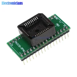 PLCC32 to DIP32 Programmer Adapter IC Socket Converter Plcc32 To Dip32 USB Programmer Chip Socket Module