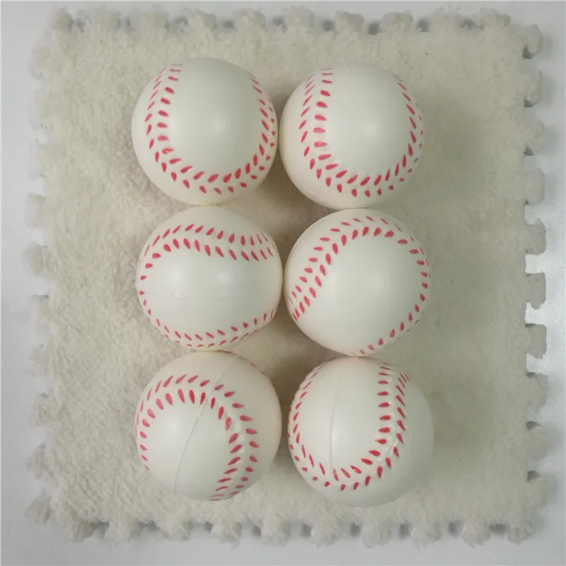 Toys Baseball Anti Stress Ball Soft Foam Rubber Balls Squeeze Squishy Stress Relif Toys for Kids Children 6.3cm/10cm