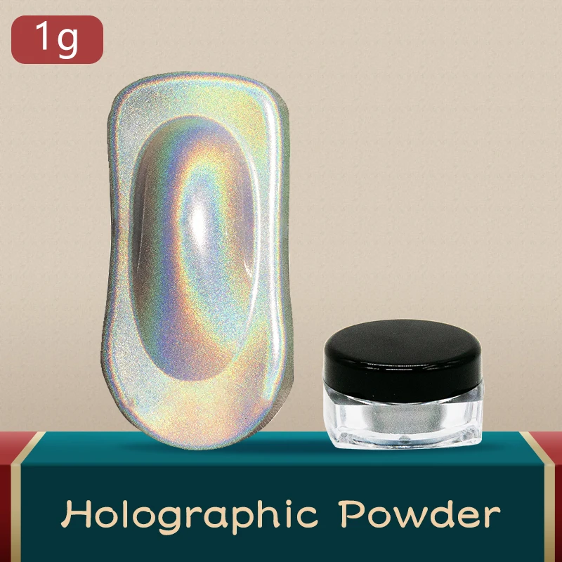 Holographic Powder Chameleon Pigments Dust Coating Glitter 1g for Automotive Painting Car Decoration