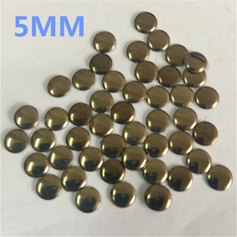 New 5*5mm Round Antique Bronze/Black Hotfix Nailheads iron-on Rhinestuds panel pressing Punk Cone Studs and Spike DIY 300pcs/lot