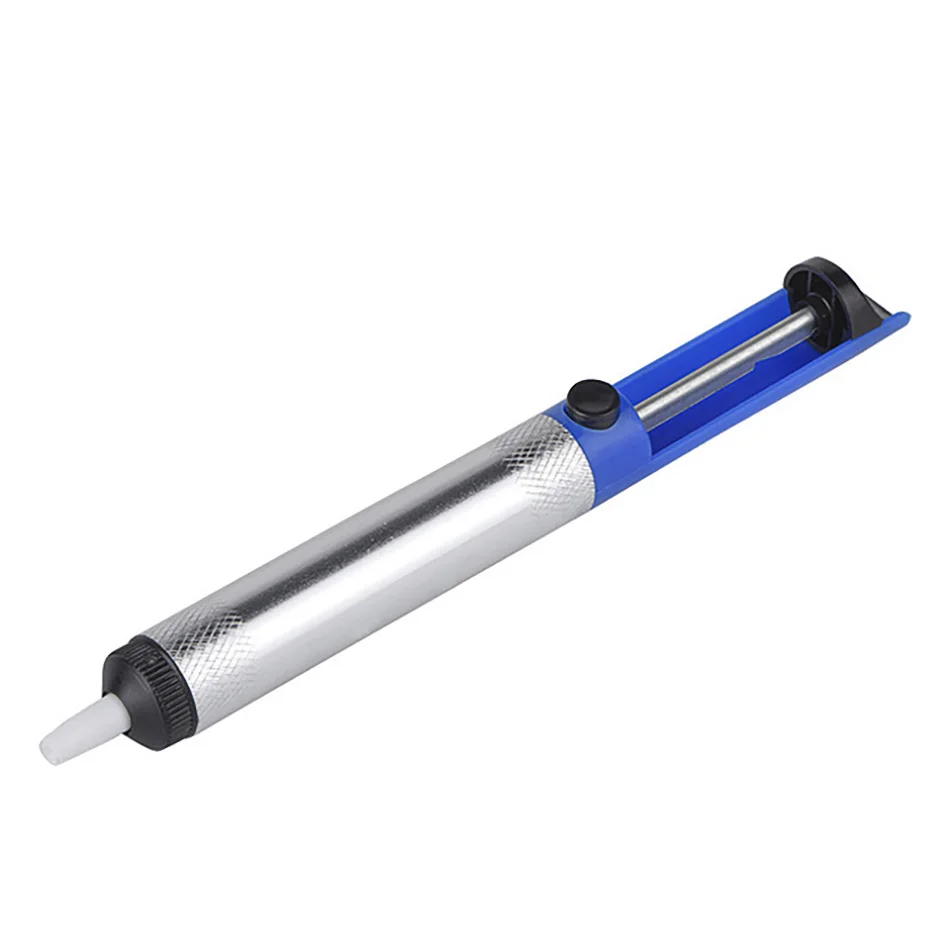 1pcs Tin Sucker Aluminum Metal Desoldering Pump Suction Gun Pen Removal Vacuum Soldering Iron Desolder Hand Welding Tools