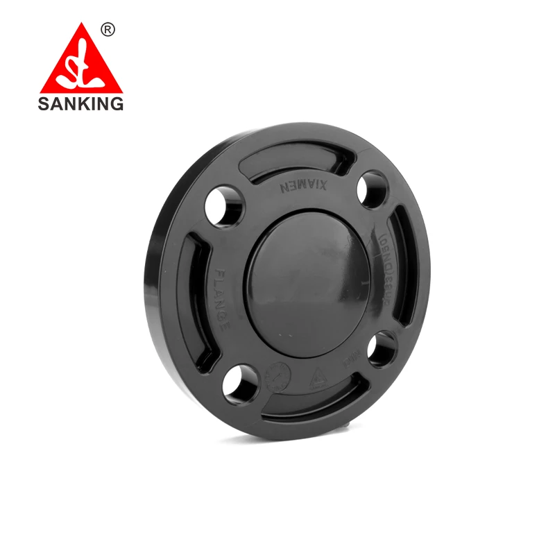 Sanking 20-225mm UPVC Blind Flange PVC Blind Flange Pipe Fitting PVC Piping Fitting Flange