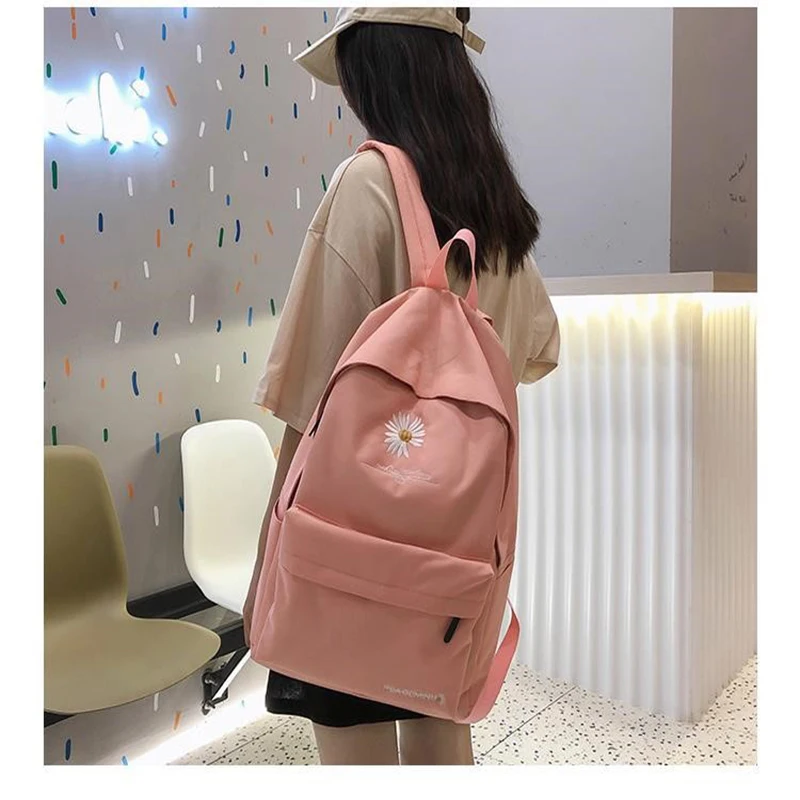 

Women's Bag School Backpack Fashion White Mini Black Travel Casual Small Teen Girl School Oxford Teen Backpack Unisex New 2021