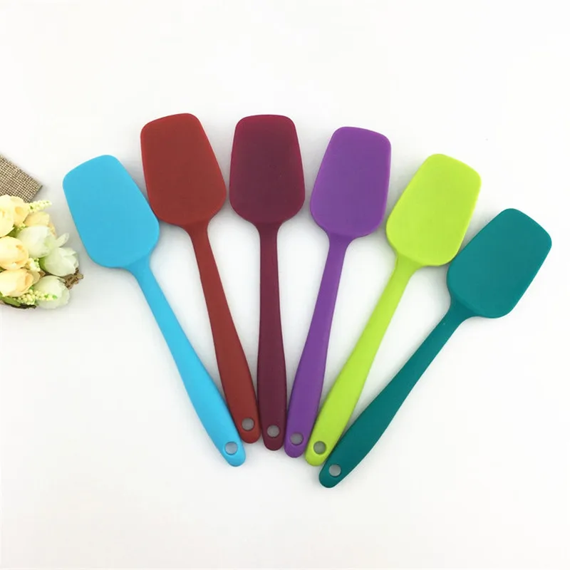 Baking Scraper Cake Baking Tool Food Grade Non Stick Spatula Butter Spoon Cooking Silicone Spatula Rubber Shovel Bakery Tools