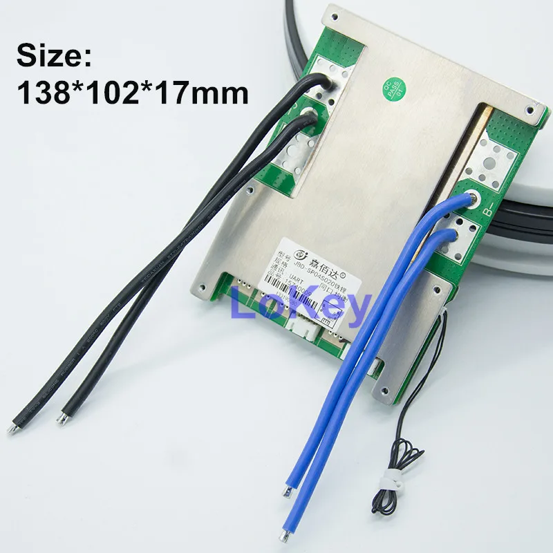 BMS 3S 12V 60A 80A 100A 120A Lithium li-ion lipo balance BMS with communication UART android Bluetooth App PC software GPRS