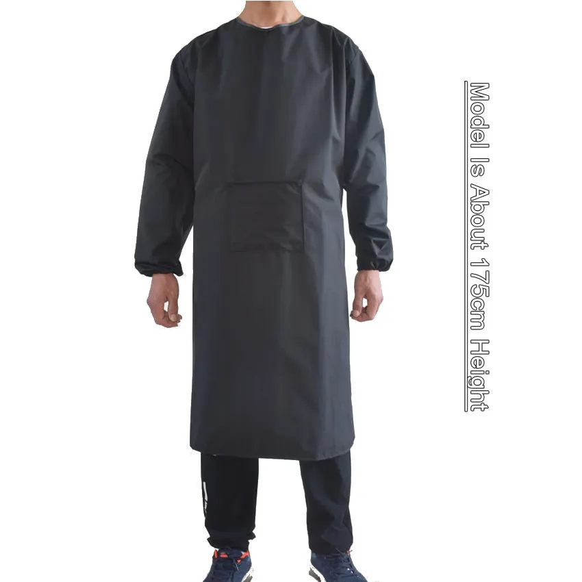 Waterproof Oil-Resistant Full Cover Apron Suit Butcher Fisher Unisex Work Safety Reusable Apron Coverall Kitchen House Clean