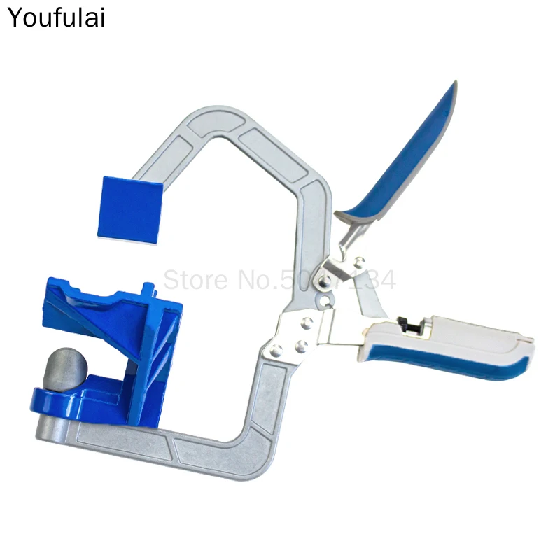 8d, Auto-adjustable 90 Degree Right Angle Woodworking Clamp Quick Clamp Pliers Picture Frame Corner Clip Hand Tool T-Clamp