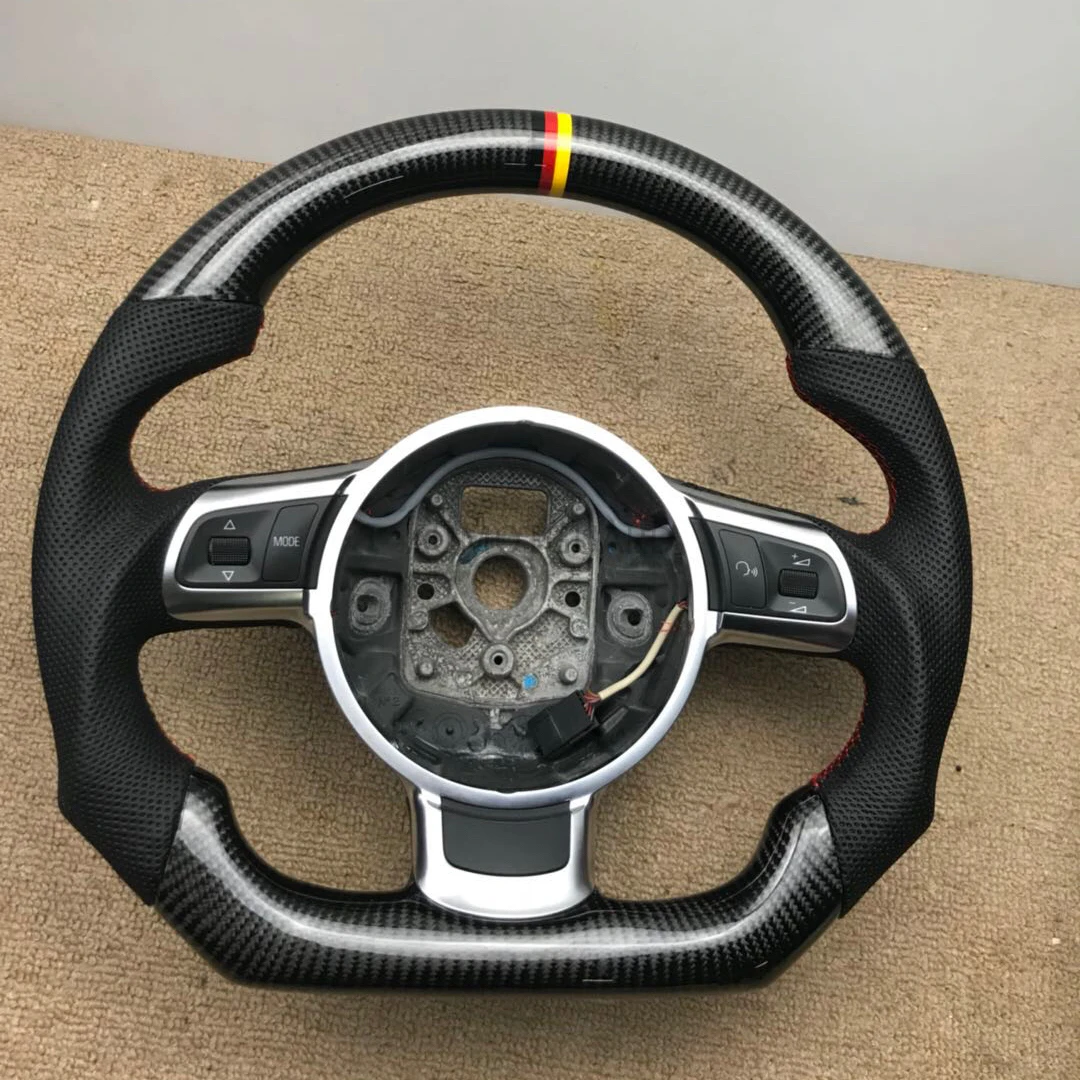 High Quality Carbon Fiber Steering Wheel For Audi TT TTS 2008 2009 2010 2011 2012 2013 2014 2015 2016...