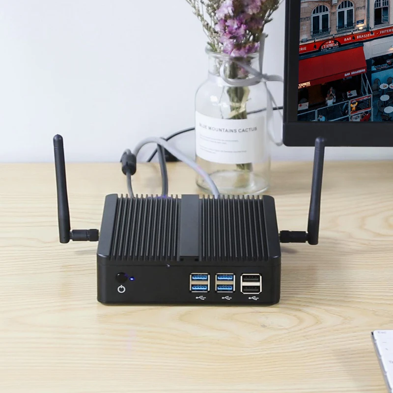 XCY Mini PC sin ventilador i7-4500U/i5-4200U HDMI/VGA 8x USB - imagen 3