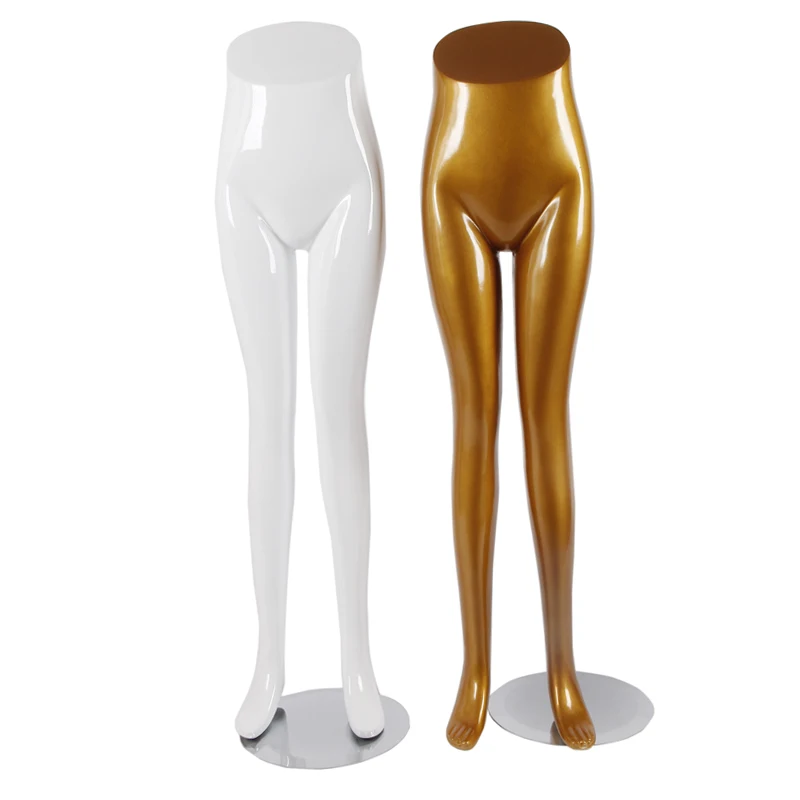 High Quality Glass Fiber Reinforced Bright Pants Gold Mannequin Hot Sale