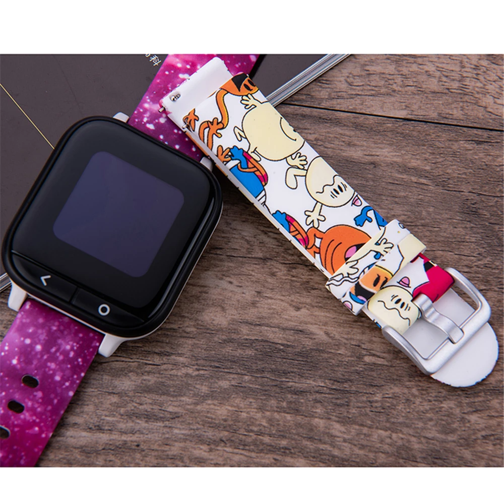 20MM Children Watch Strap Replacement Cartoon Watch Band Belt for Galaxy Watch Active/ Honor Watch SE/Garmin Vivomove Smartwatch