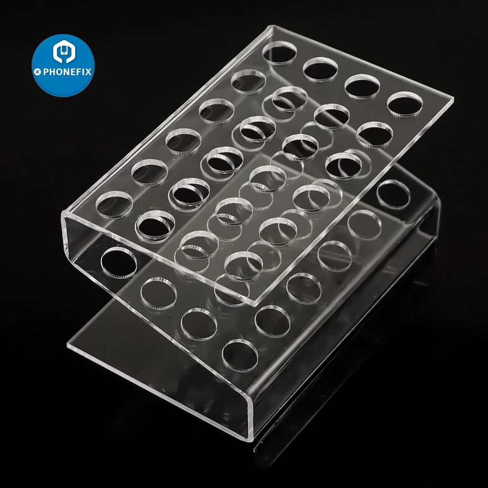 アクリルツールボックス収納ボックス携帯電話の修理ホルダーicチップ部品/部品/エレクトロニクスツールキット