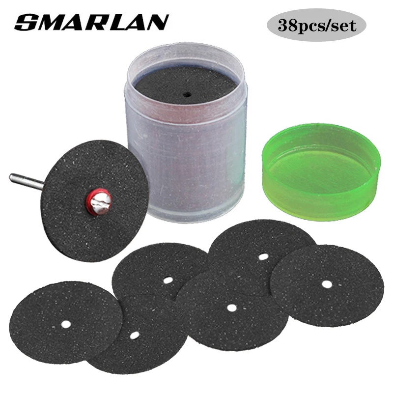 SMARLAN 24mm Grinding Wheels Abrasive Cutting Discs Accessori Dremel for Dremel Rotary Tools Electric Metal Wood Cutting Tools A