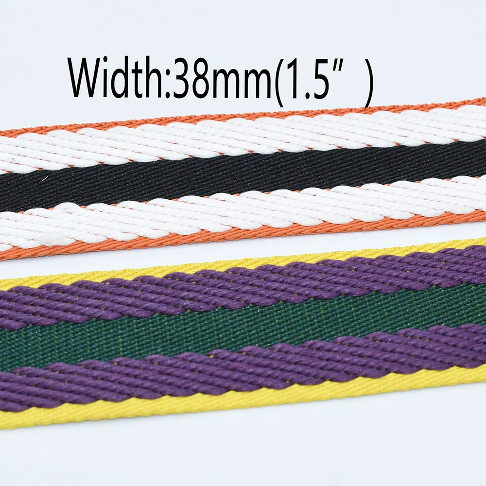 Cotton Webbing Belt Striated 1.5