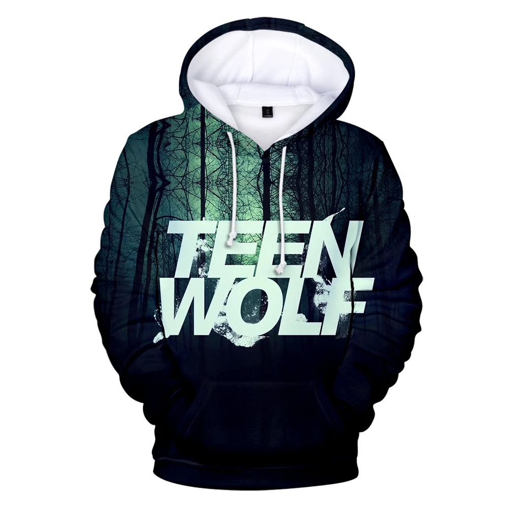 

Hot TV series TEEN WOLF women's hoodies boy/gir's winter sweatshirt Fashion Hip Hop Harajuku TEEN WOLF 3D Men's Oversized hoodie