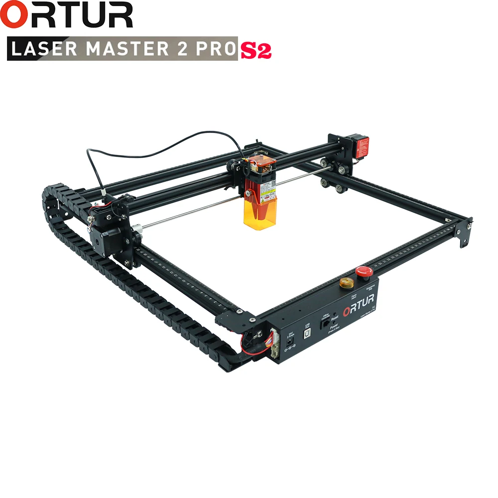 Ortur LM 2 PROS2 Upgrade 10w Laser Head Engraving Machine with Powerful Module Rotary Roller High Speed Woodwork Business Tools