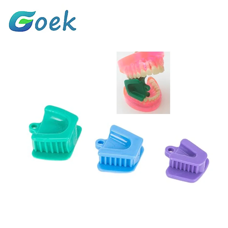 

12pcs/Set Dental Oral Occlusal Pad Mouth Props Bite Rubber S M L Dentistry Tools Supplies 3 Colors Mouth Opener