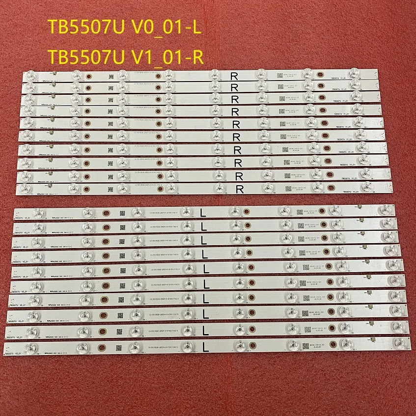 

20pcs/set LED Backlight Strip For Panasonic TX-55CX700B TH-55CX700H TX-55CX750E TB5507U V0_01 V1