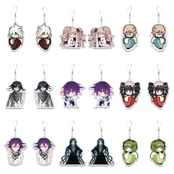 Acrylic Hook Drop Earrings Danganronpa Big Long Drop Dangle Earrings