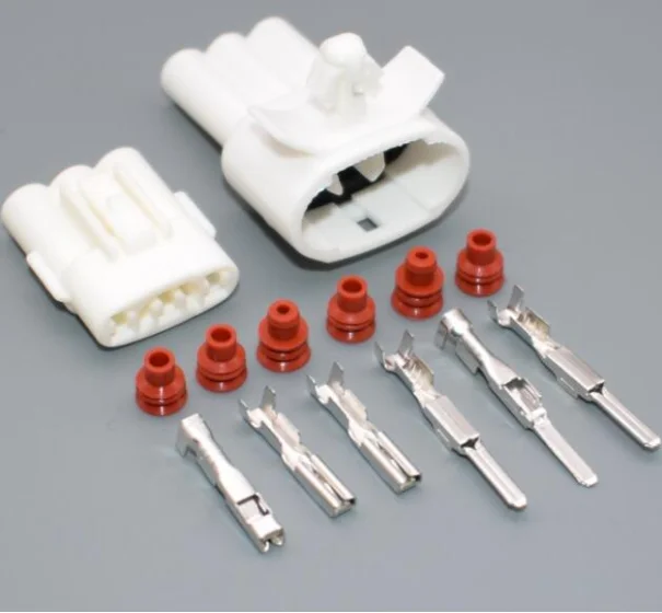 200 sets  3 Pin 6187-3281 6180-3261 Female And Male Wire Connector DJ7033-2-11 DJ7033-2-21