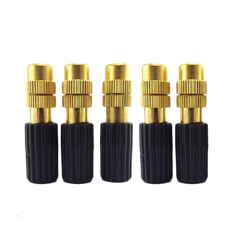 

6.0mm Screw Micro Drip Irrigation Misting Brass Nozzle Spray Connector Sprinkler Watering Drippers for Irrigation Garden Tool