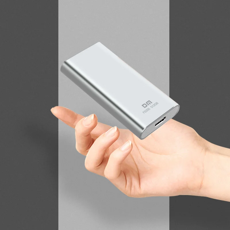 DM Esterno hard disk SSD da 256GB SSD DA 512GB Portatile SSD hard disk Esterno hdd per il computer portatile con il Tipo di C USB 3.1